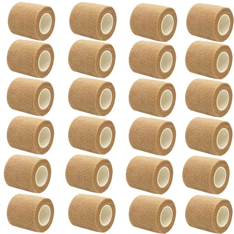 Wholesale 24 rolls Bandage Cohesive Bandage Self Adhesive Self Adherent Wrap for People & Pets  Wrap Breathable Athletic Elastic