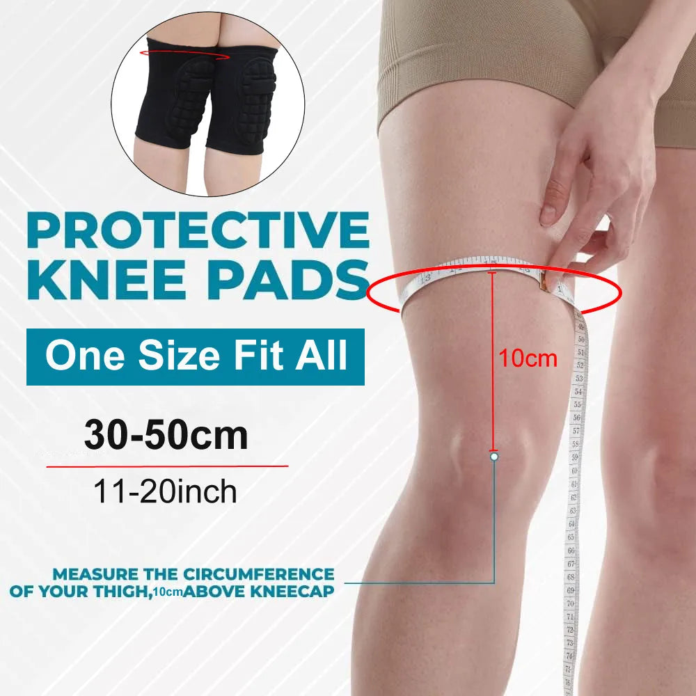 1Pair Protective Sponge Knee Pads for Volleyball, Soft Breathable Knee Support Knee Brace for Women Men Sports Dance Football
