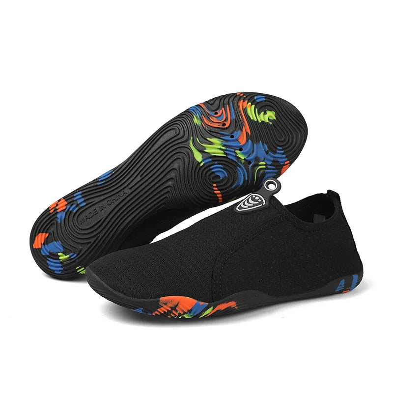 New Unisex Lager Size Unisex Outdoor Aqua Shoes Couples Vacation Beach Barefoot Swimming Shoes Indoor Fitness Gym Shoes35-46#