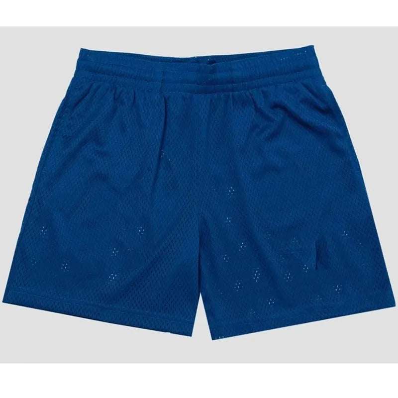 Basic Mesh Shorts Muscle Fitness Shorts Mesh Quick-drying Breathable Sports Basketball Shorts Running No Logo Gym Mesh Shorts