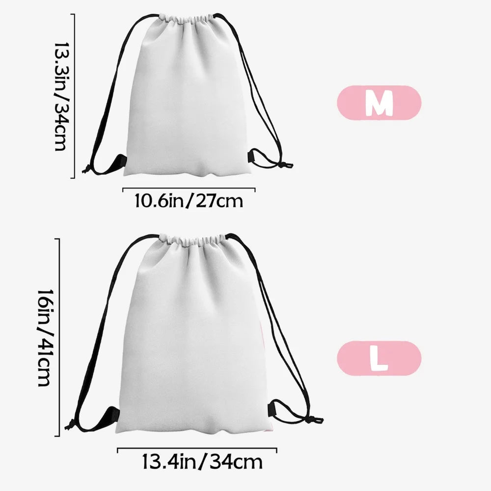 1Pc Custom Text Halloween Pumpkin Drawstring Backpack, Portable Drawstring Bag, Suitable for Gym, Travel, Sports, Holiday Gift