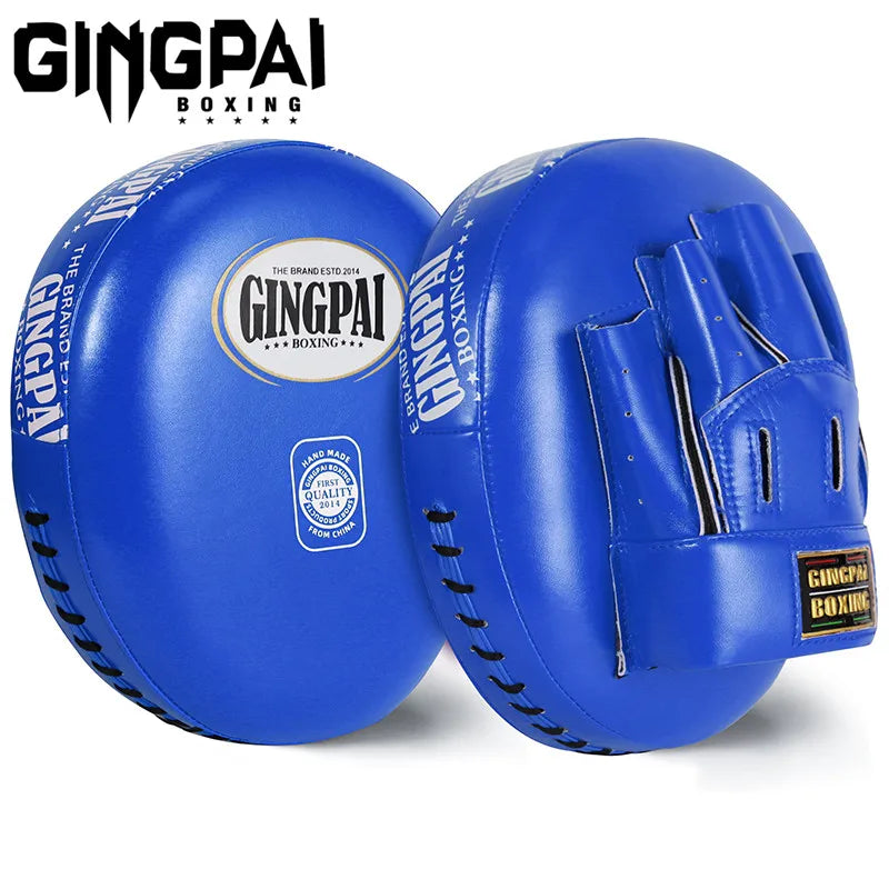 1 PC Thickened Microfiber Leather Muay Thai Hand Target Boxing Speed Target MMA Sanda Boxing Target Focus Training Taekwondo Pad