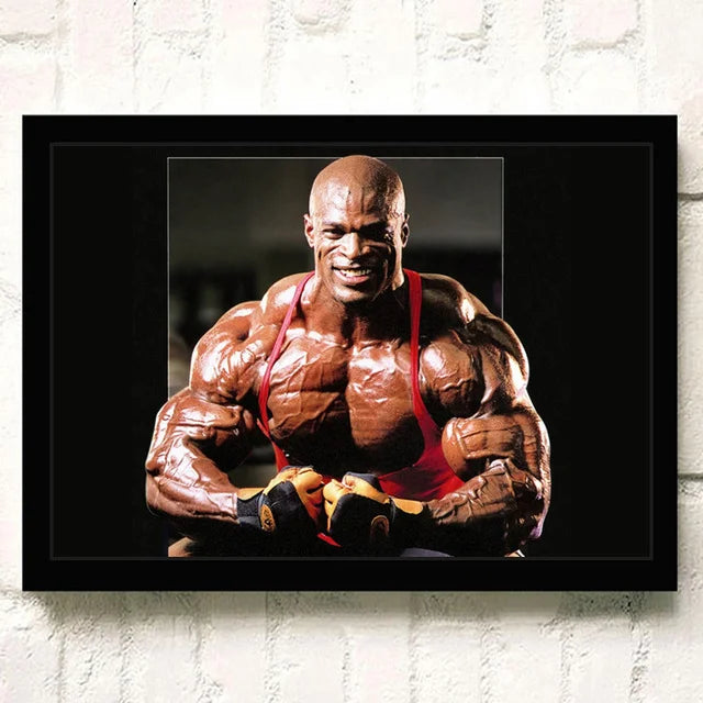 Ronnie Cullman Bodybuilder, Male Gym Muscle Fitness Champion Hot Sale, Print Art Canvas Poster, Living Room Decor, Home Picture