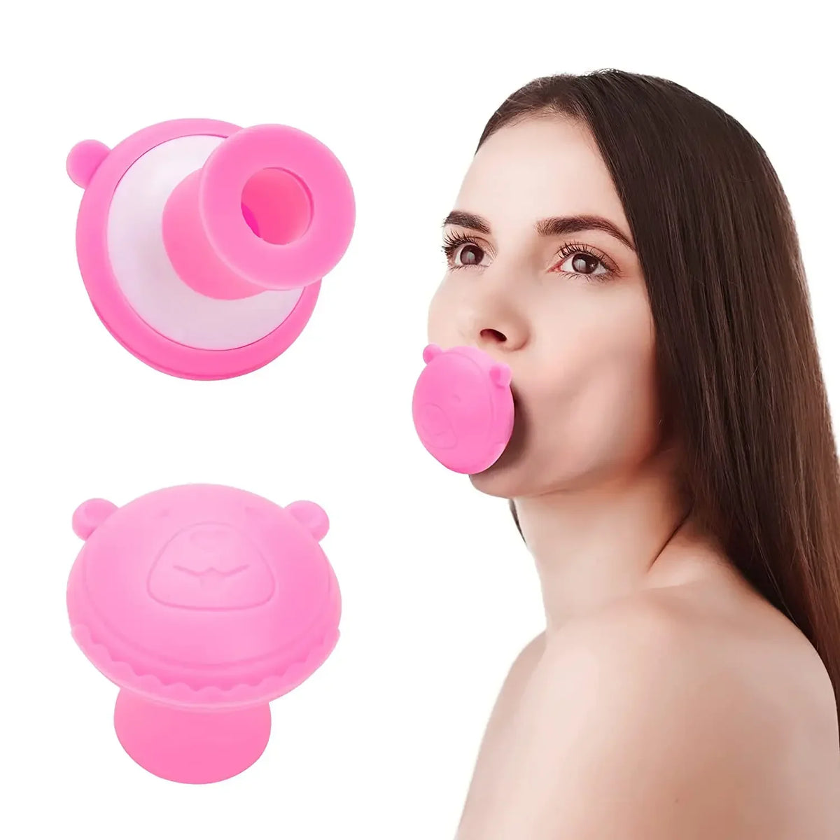 Silicone V Face Facial Lifter Face Exerciser Jaw Exerciser For Jawline Shaper Masseter Muscle Trainer For Double Chin Reducer