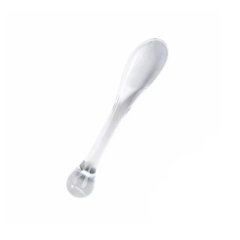 2pcs Eye Cream Applicator Spoon Roller Transparent Massage Stick Cosmetic Spatulas Wrinkle Facial Mask Skin Care Plastic Spoon