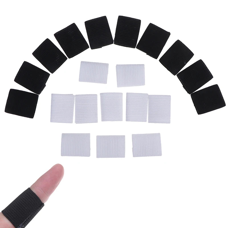 10Pcs Finger Protector Sleeves Stretchy Basketball Volleyball Finger Brace Thumb Support Arthritis Sports Aid Straight Wrap