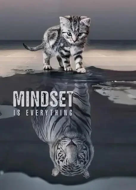 Inspirational Lion Success Quote Canvas Print  Motivational Wall Art for Office  Living Room Decor  Uplifting Animal Poster for