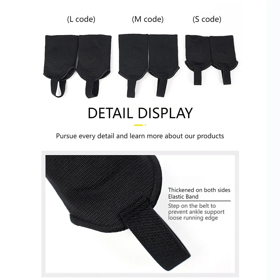 Loogdeel 1Pair Ankle Guard Protectors Pad Adult Soccer Football Volleyballs Double Side Children Sports EVA Ankle Foot Support