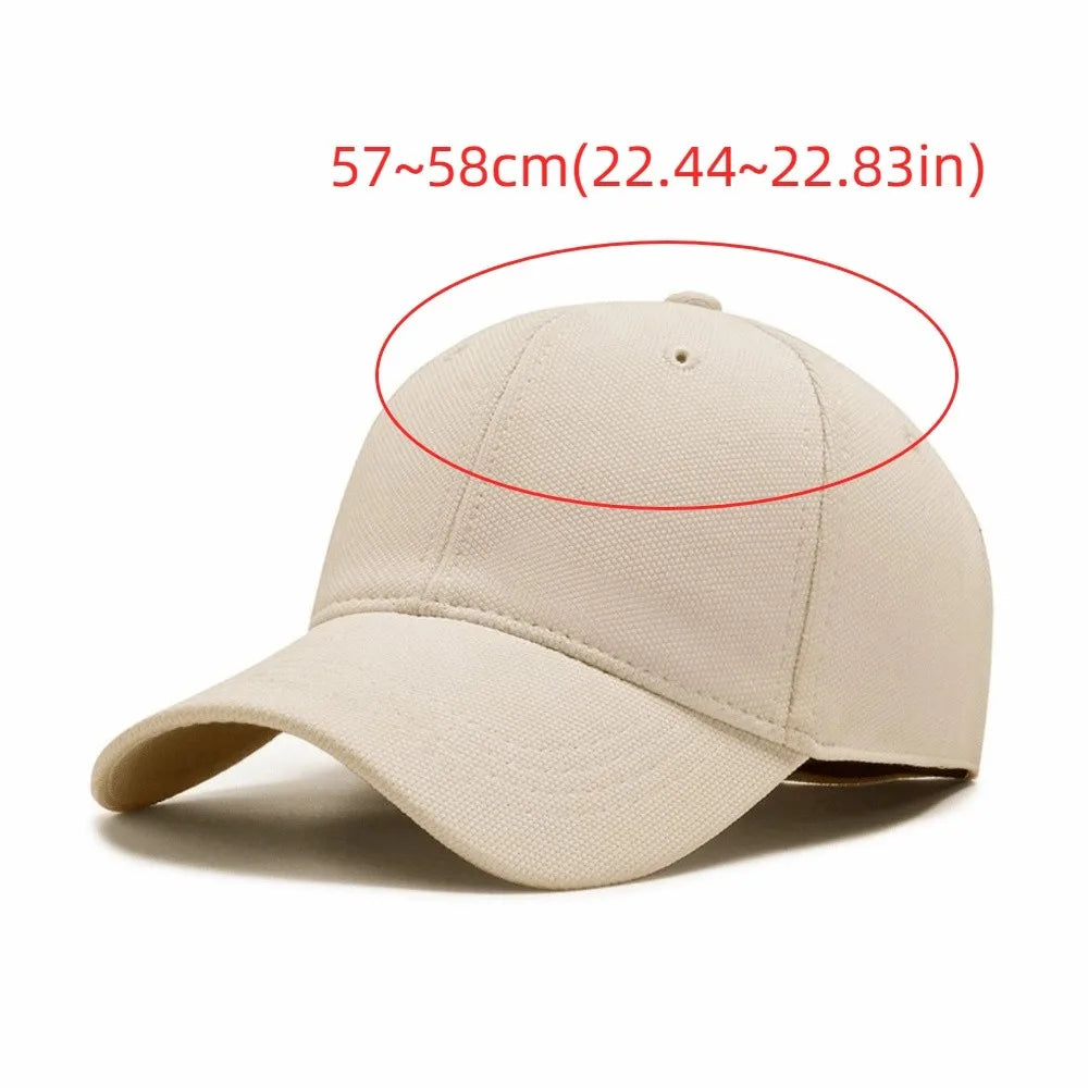 Solid-Color Unisex Breathable Baseball Cap Casual Sunscreen Sun Protection Hat Cotton Versatile Hip Hop Snapback Hat Sports