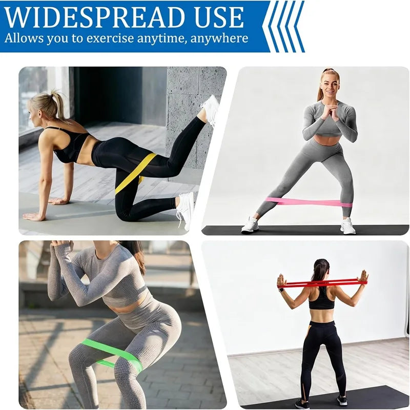 Fitness Resistance Bands Set Rubber Loop Strength Training Workout Expander Yoga Gym Equipment Elastic Pilates Gym Sports