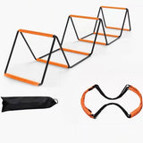 Fold Freely Soccer Coordination Football Footwork Training Fitness Agility Hurdle Jump Ladder