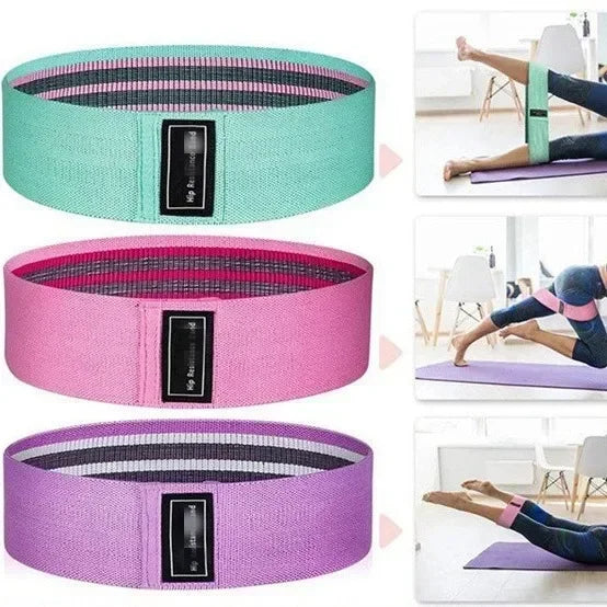 Fabric Resistance Hip Booty Bands Elastic Glute Thigh Workout Squat Circle Stretch Fitness Strips Loops Yoga Gym Equipment