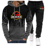 2025 Spring And Autumn Man's Popular High end Luxury Premium Hoodies Jurassic Park Logo Print Sports Long Pants Suits
