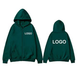 Customized Printed Zipper Hoodies Men Fashion Long Sleeve Zipper Up Sweatshirts Women Casual Personality Hoody Pullover Sudadera