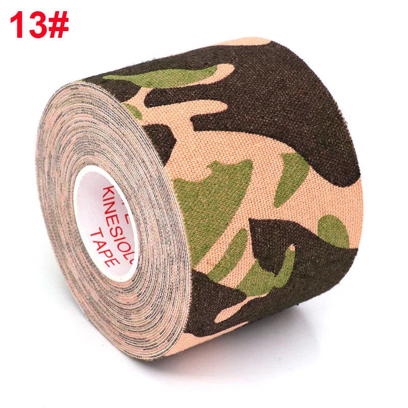 2.5-10cm Sports Kinesio Tape Muscle Kinesiology Elastic Knee Pain Relief Strain Patch Athletic Recovery Stickers Fitness Bandage