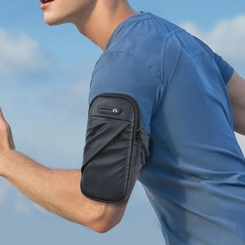Phone Arm Bag With Headphone Jack Waterproof Breathable Sports Running Phone Holder Gym Mobile Phone Holders Jogging Bags 2025