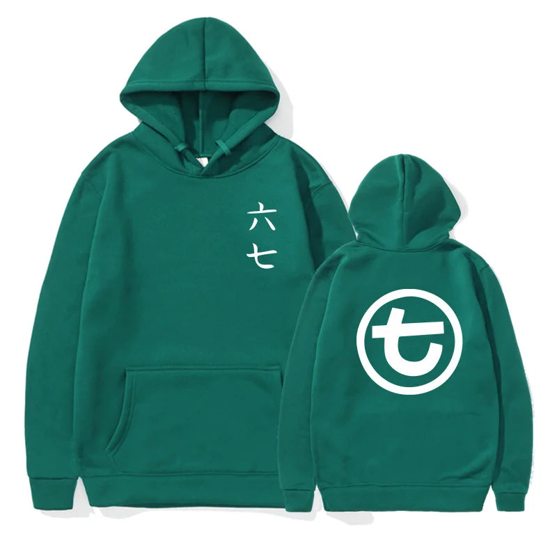 Japanese Anime Sweatshirt Scissor Seven Symbols Killer Seven Hoodie Streetwear Hooded Sweatshirts Casual Hoodies Men Clothing