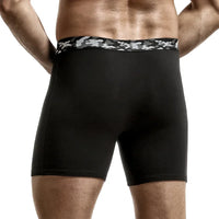 Plus-size men's underpants anti-wear leg cotton underpants Sports fat pants boxers running breathable youth underpants