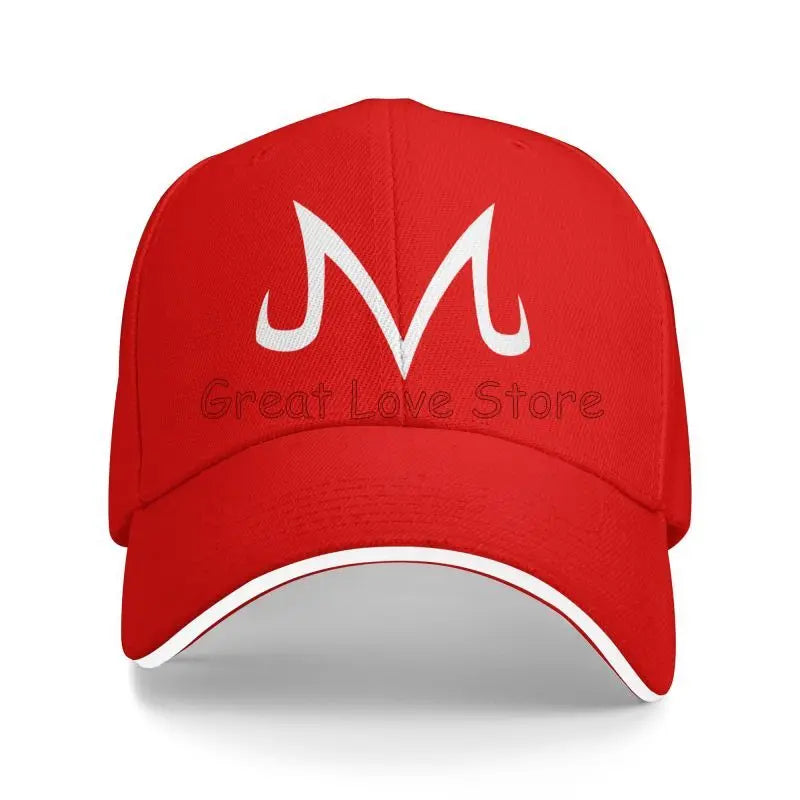 High Quality Brand Majin Buu Anime Baseball Cap Unisex Summer Casual Adjustable Snapback Cap Golf Caps Sun Hat