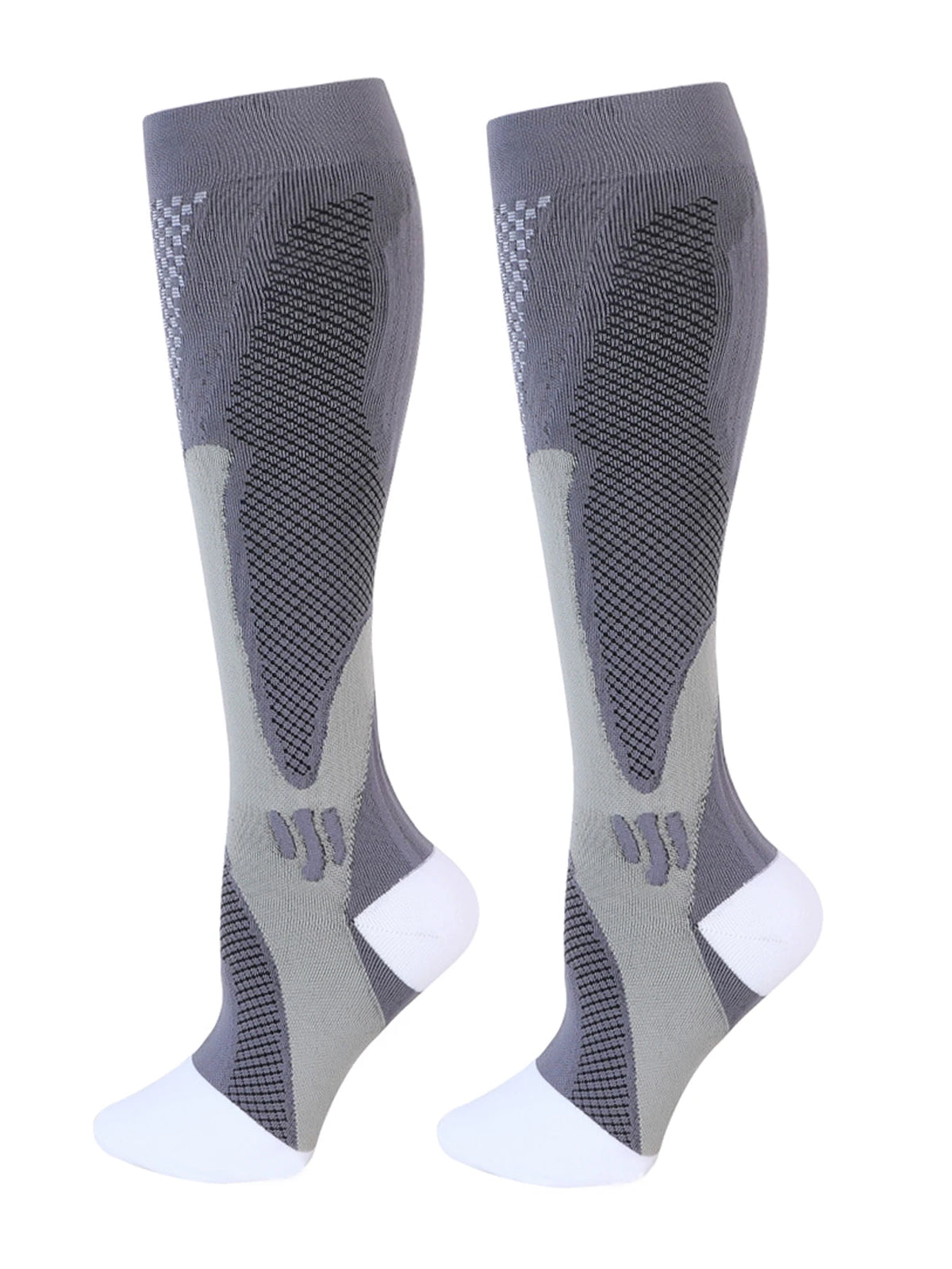 6Pairs Compression Socks 20-30mmHg High Stockings Men & Women Sports Marathon Cycling Football Varicose Veins EU35-45