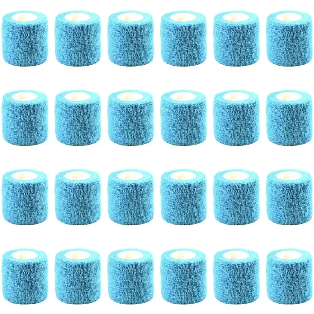 Wholesale 24 rolls Bandage Cohesive Bandage Self Adhesive Self Adherent Wrap for People & Pets  Wrap Breathable Athletic Elastic