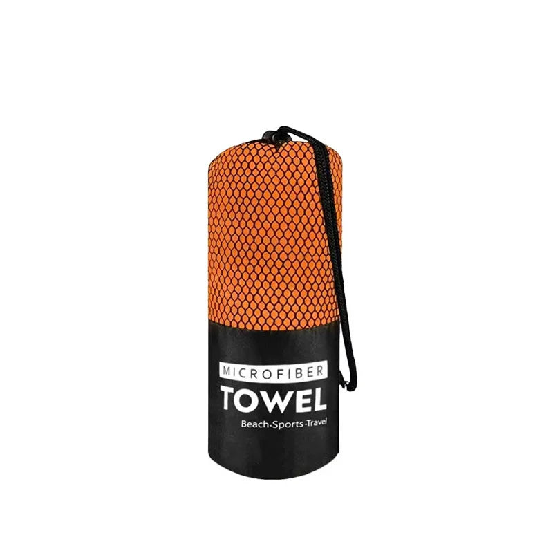 Microfiber Ice Cold Towel 6 Sizes  Quick Dry Super Absorbent Towel  Beach Gym Yoga Camping Travel Sports  Portable Storage Bag