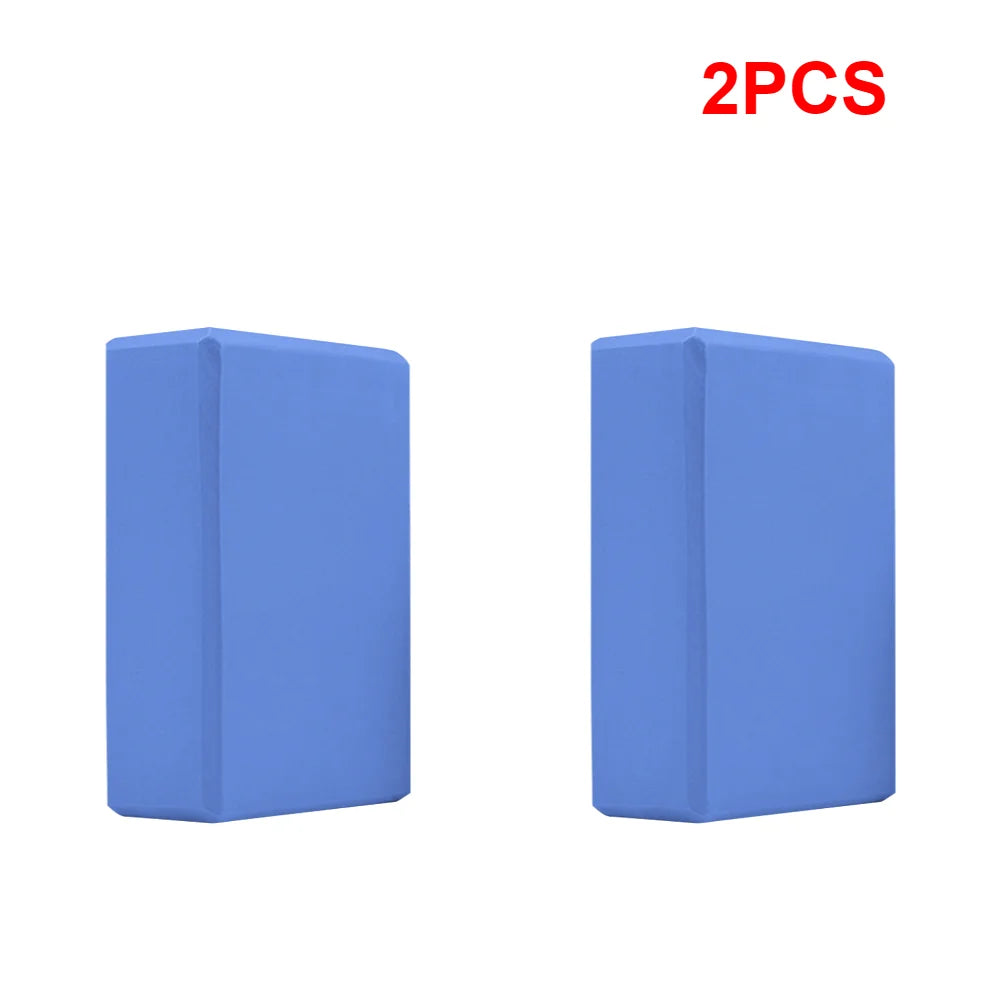1-5PCS EVA Yoga Block Solid Color Yoga Balance Bricks Moisture-Proof High Density Yoga Blocks Body Shaping Blocks for Meditation