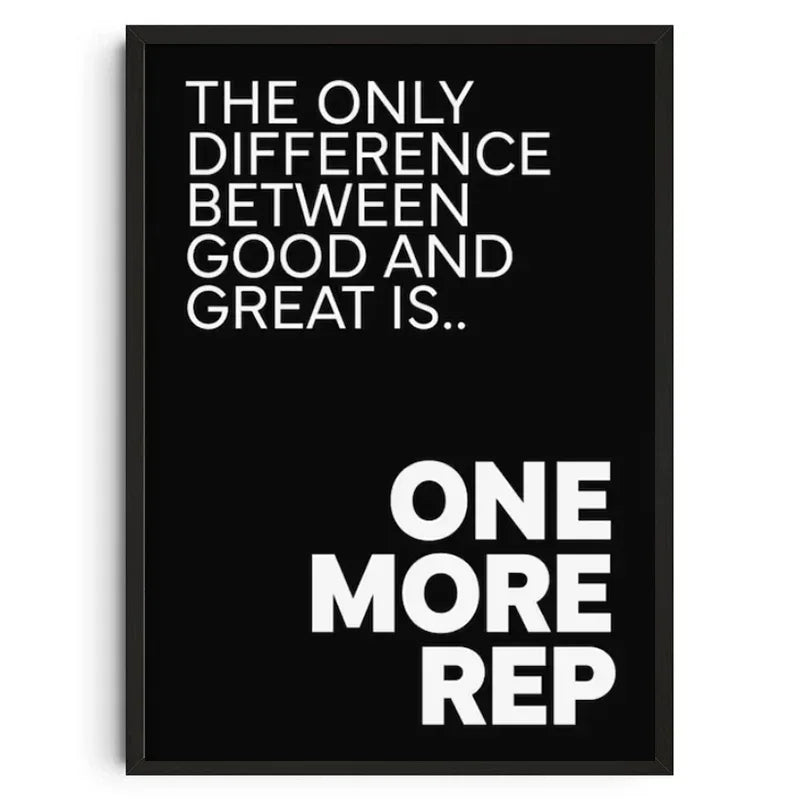 Gym Wall Art Poster Gym Inspirational Poster Home Gym Wall Decoration Gym Slogan Canvas Printing Decorative Painting Frameless