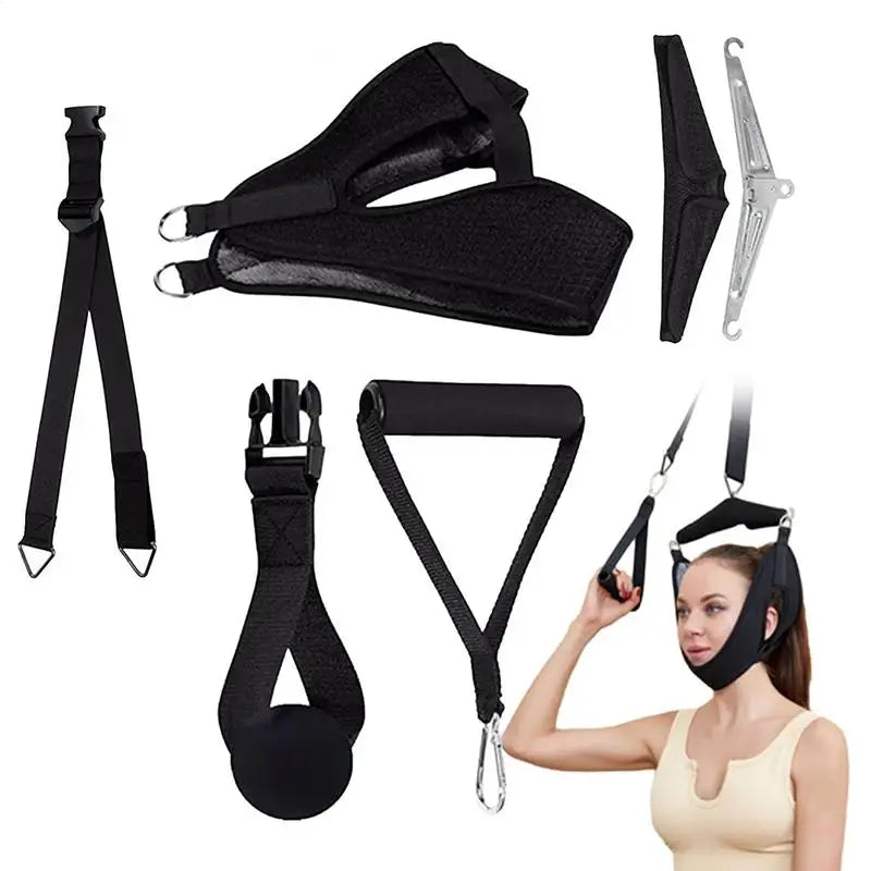 Cervical Traction Device Neck Stretcher Strap Neck Traction Devices Home Use Portable Neck Sling For Spine Relaxation Cervical