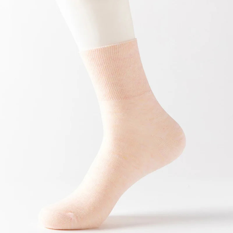 5 Paris Diabetic Socks Women Prevent Varicose Veins Socks Men Diabetics Hypertensive Patients Cotton Material Extra Size48,49,50