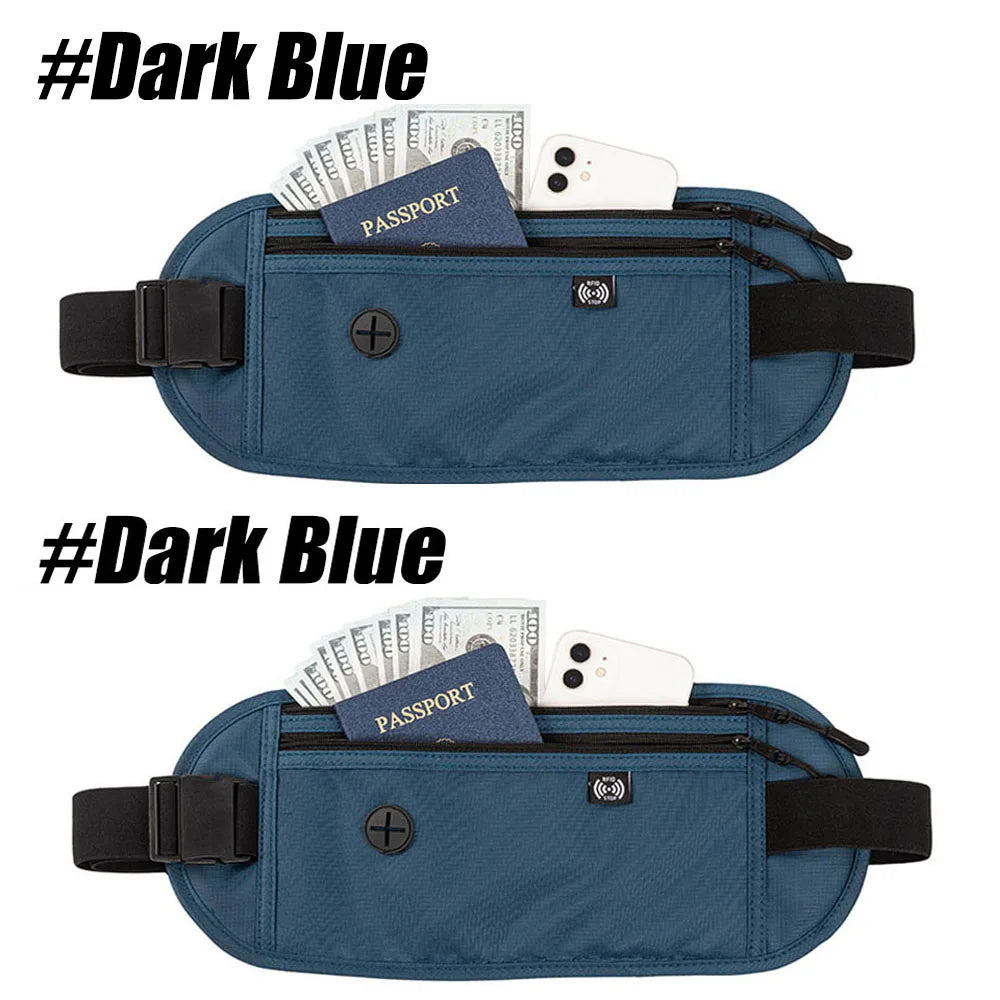 Sport Fanny Pack for Travel - Adjustable Running Belt, Phone Pouch & Essentials Holder for Hiking, Jogging,Outdoor