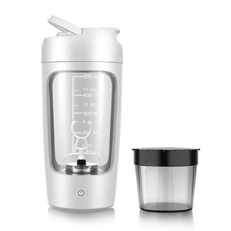 500ML Automatic Electric Protein Powder Mixing Cup Portable Shaker Bottle Blender for Gym Fitness Outdoor