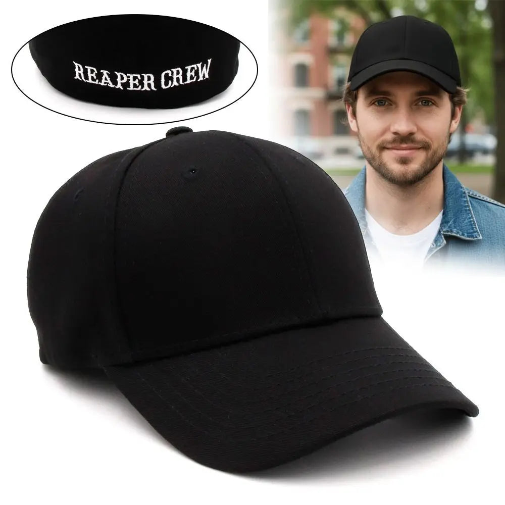 Fashion REAPER CREW Baseball Cap Cotton Comfortable Hip Hop Hat Letters Embroidered Sun Hat Outdoor Sports