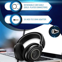 Philips SHP9600 Wired Gaming Headphone HIFI Stereo Earphone PCs Tri-band Equalized 3.5mm 6.3mm Universal Headset SHP9500 Upgrade