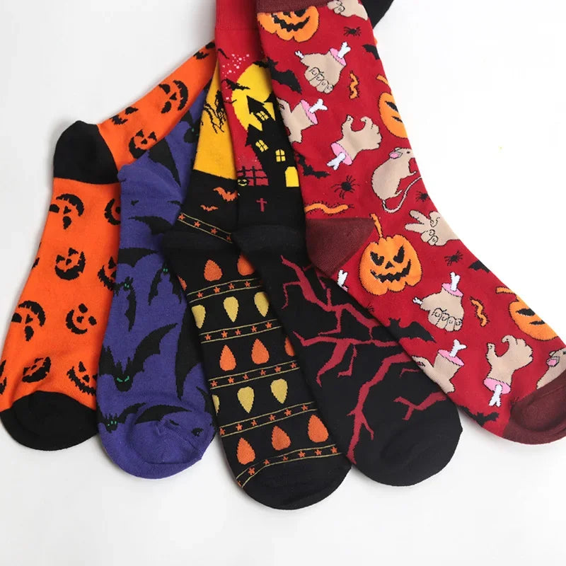 Cosplay Christmas Adult Unisex Socks Costume Accessories Socks Harajuku Autumn Warm Long Socks Halloween Props
