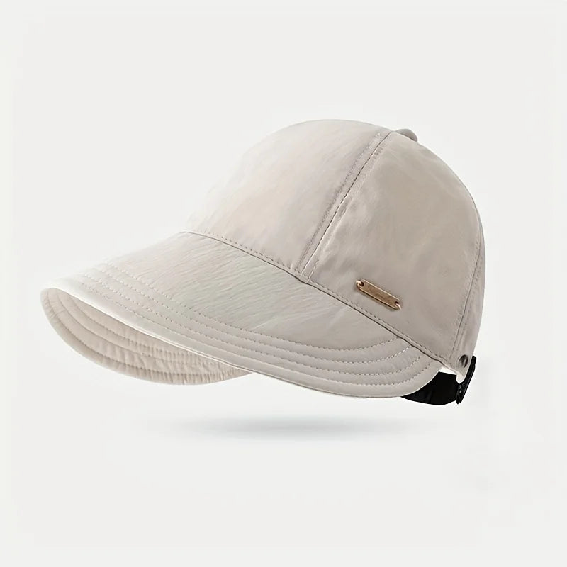 2026 New Women Thin Sun Hat, UV Protection Large Head Size Baseball Cap Breathable Outdoor Visor Cap