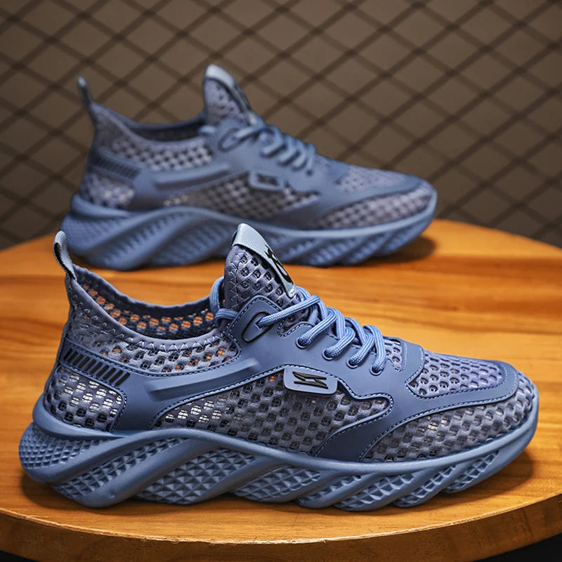 Summer Men Casual Shoes Fashion Lightweight Mens Running Walking Sneakers Mesh Breathable Male Jogging Sports Shoes