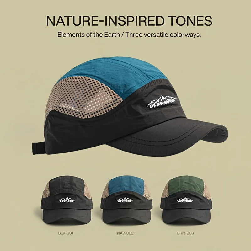 Summer Quick-drying Lightweight Sun Protection Hat Men's Women's Wide Brim Outdoor Breathable Baseball Cap Running Cap Trendy.