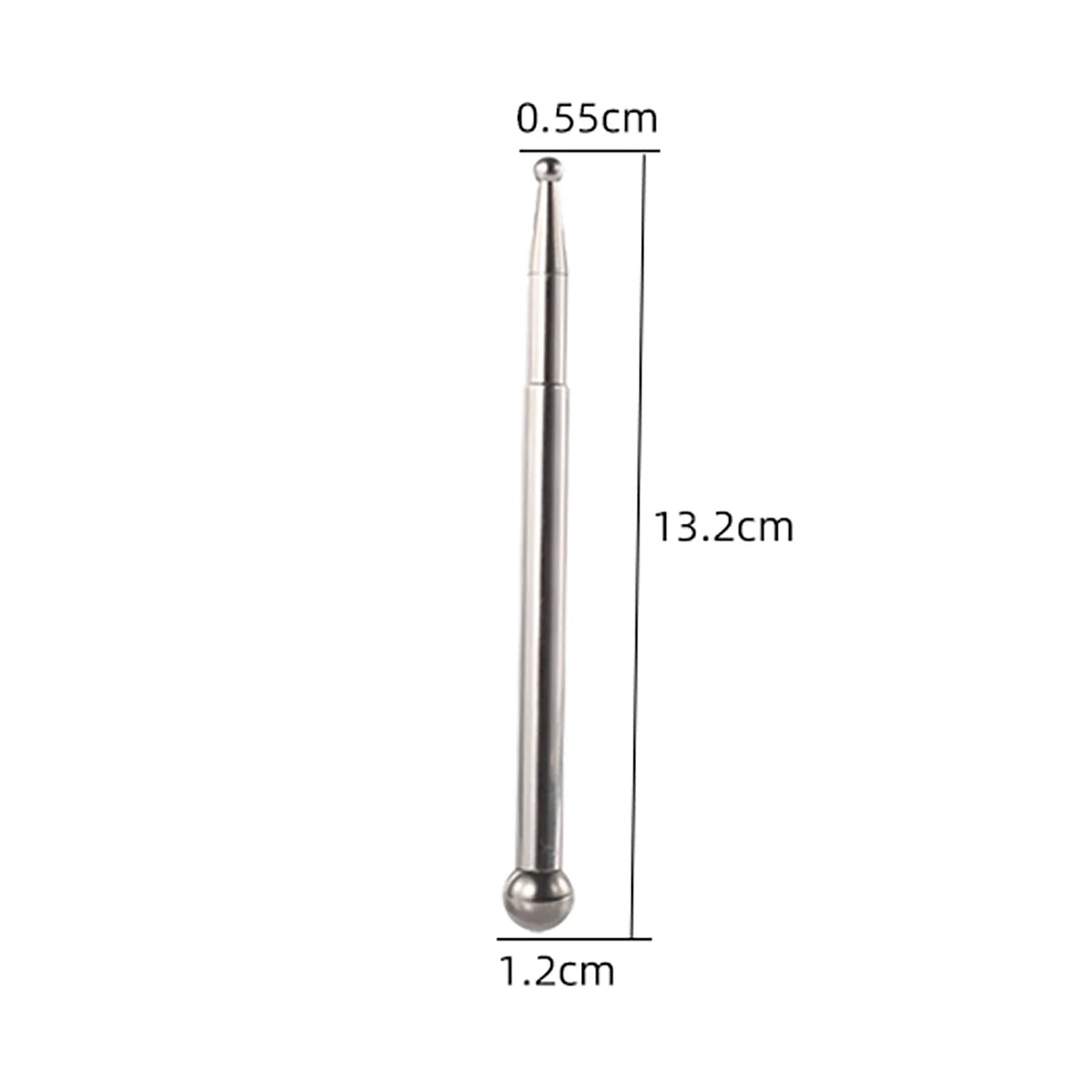 1pc Stretchable Massage Stick - Stainless Steel Acupuncture Rod - Facial Acupoint Pointing and Stiffening Massage Tool