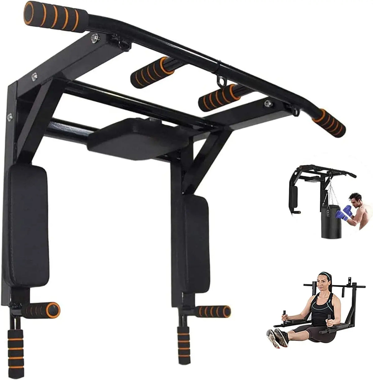 2026 Factory Pull up Bar Multi Doorway Wall Mounted Chin up bar Dip Station  Workout Power Tower Set Training for  Home Gym