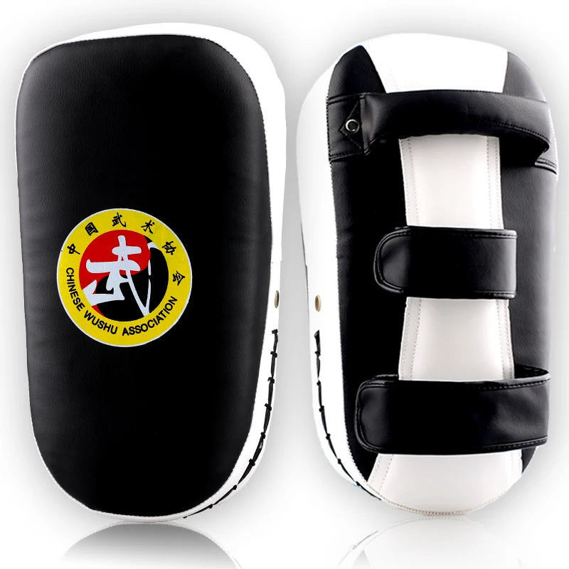 MMA Curve Pads Muay Thai TKD Punching Mitts PU Leather Sanda Taekwondo Kickboxing Boxing Hand Foot Square Arc Target 1 Piece