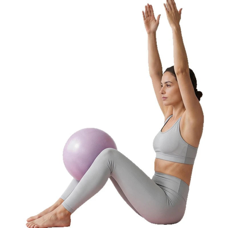 1Pcs Gym Yoga Fitness Ball Thickening Type Anti-Explosion Diameter 25cm Pilates Workout Mini Sculpting Legs And Hips Balance Pvc