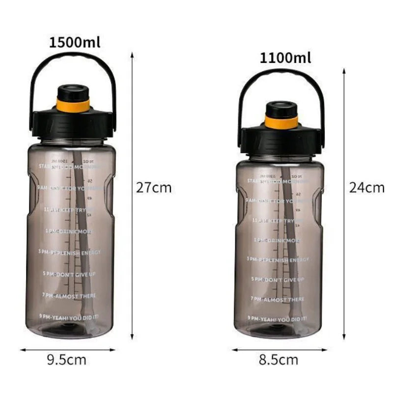 Super-large Capacity Water Cup  Student Outdoor Sports and Fitness  Shock-resistant and High-temperature Resistant Water Bottle