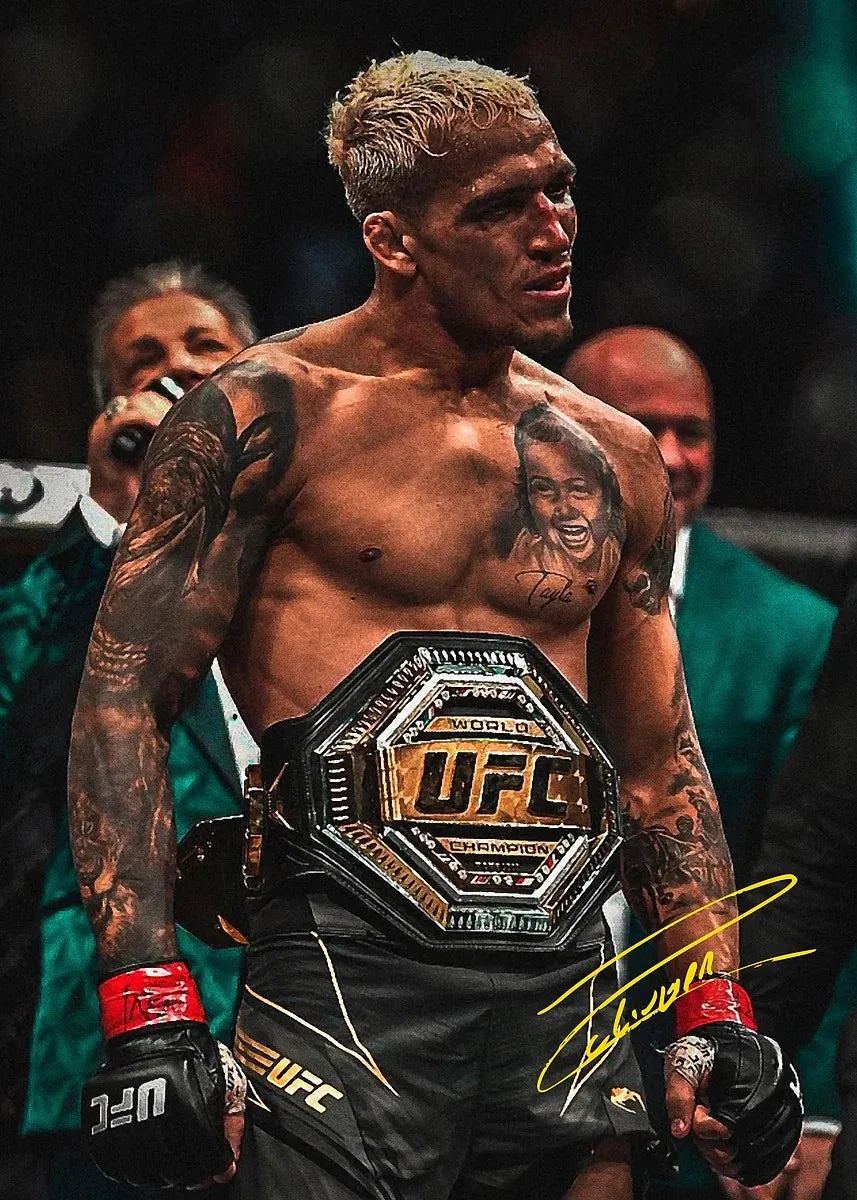Boxer Wall Art Poster Nate Diaz Boxing Motivational Quote Canvas Painting Prints Decor Pictures Living Room home Decor cuadros