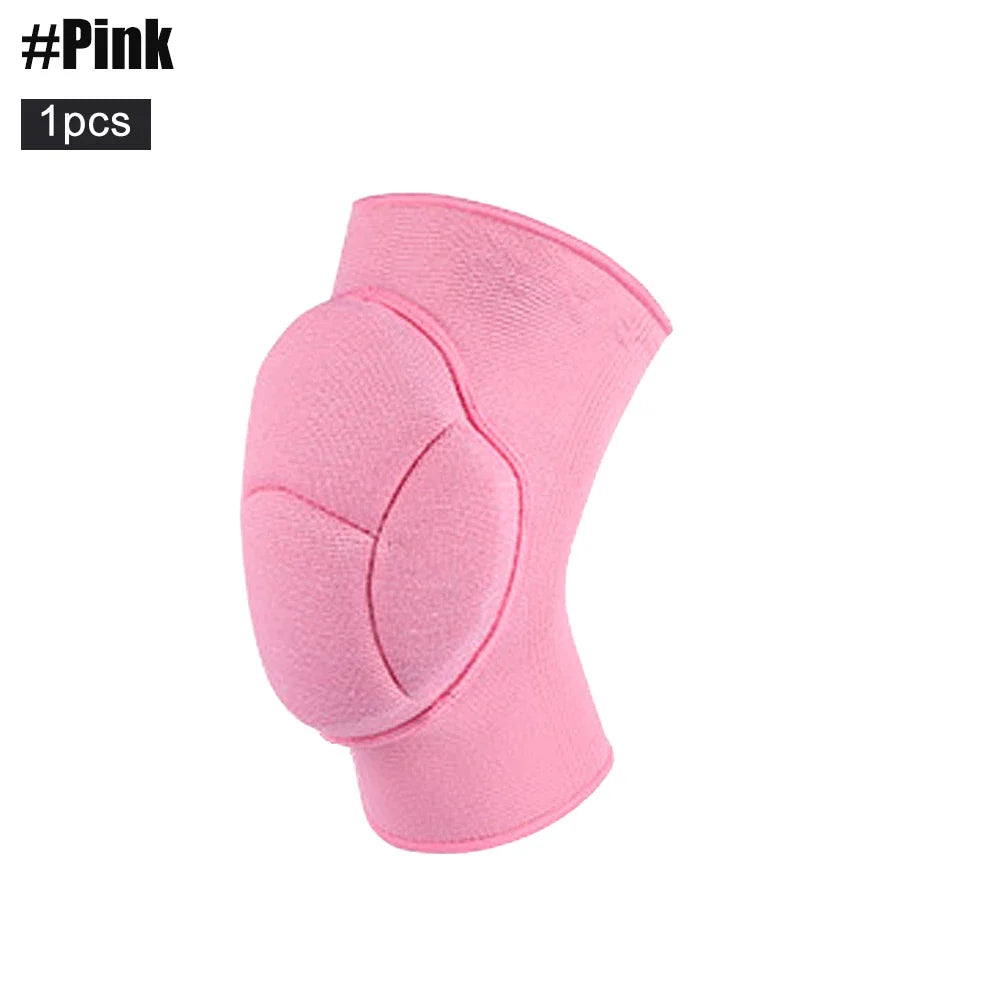 1Pcs Knee Pads Thick Sponge Anti-Slip Collision Avoidance Knee Sleeve Football Jogging Wrestling Basketball Volleyball Women Men