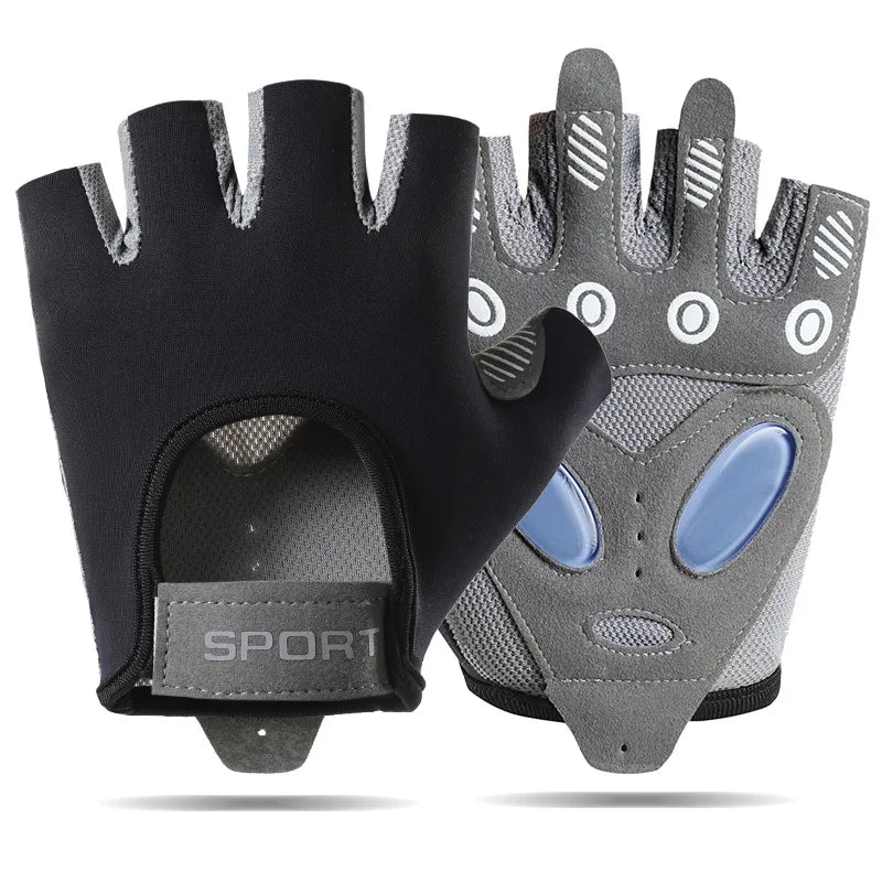 AOLIKES Breathable Cycling Gloves Workout Gym Gloves for Men Women Weight Lifting Fingerless Gloves Training Exercise Fitness