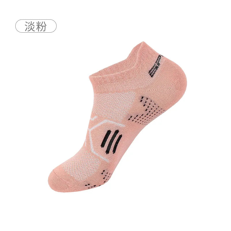 High Quality Sports Socks Breathable Non Slip Marathon Cycling Sports Socks High Elastic Tube Four Season Drying Sports Sock