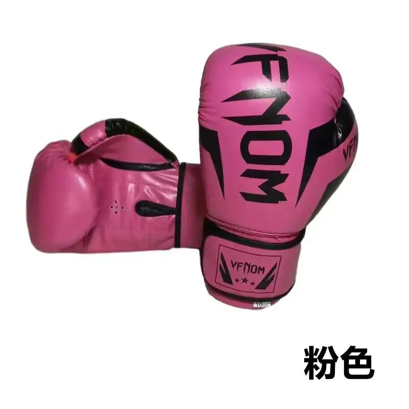 6/8/10/ 12 /14 /16oz Boxing Gloves PU Leather Muay Thai Guantes De Boxeo Free Fight MMA Sandbag Training Glove For Men Women