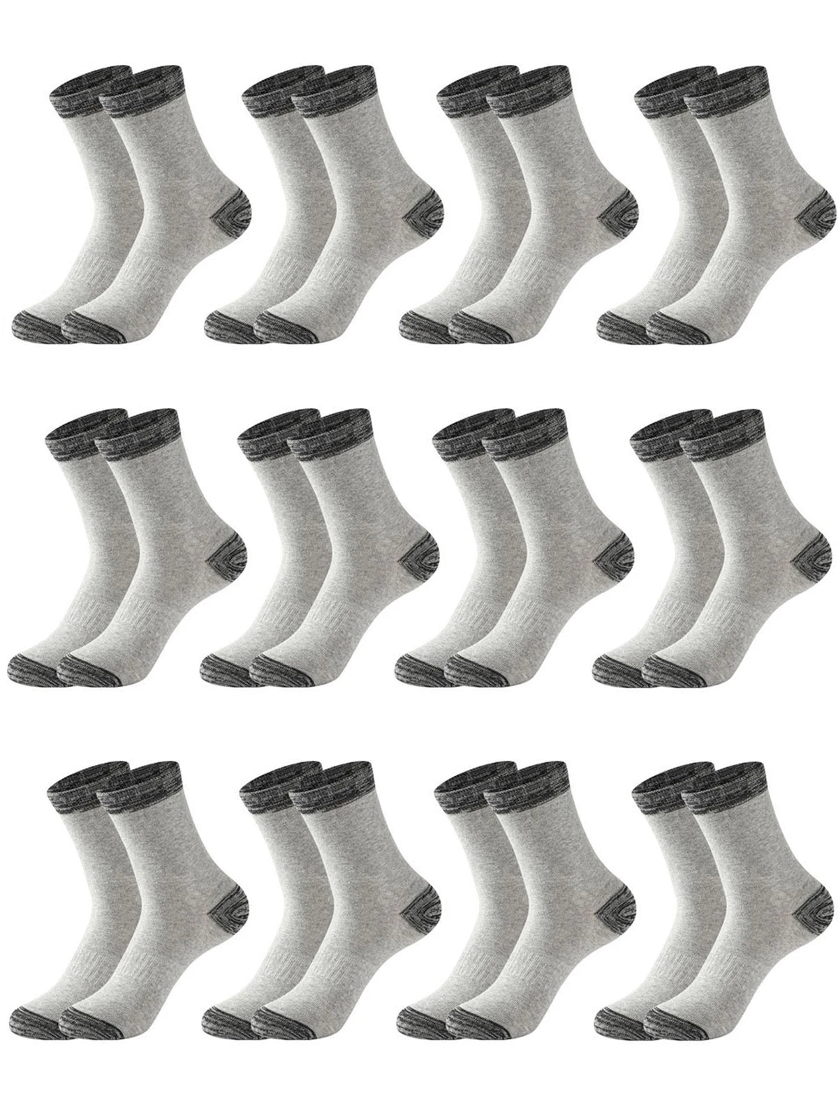 12Pairs Super Thick Merino Wool Socks Male Men Winter Thermal Cashmere Socks Fleece Terry Loop Middle Tube Socks High Quality