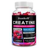 Creatine Monohydrate Gummies - 8000 Mg, Pre/post Workout, Fitness, Strength, Muscle Building Provide Energy Supplements
